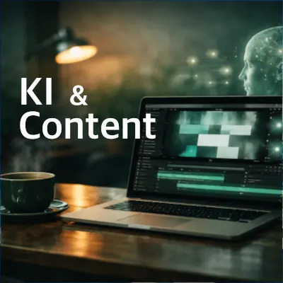 Titelbild zum Blogbeitrag: KI in der Contentproduktion